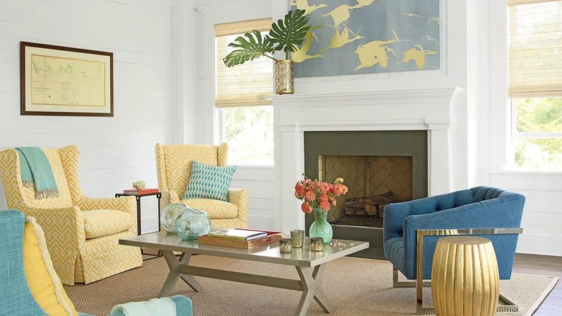 Eye-opening modern living room hgtv #Homedecor #Livingrooms # Rooms # Interiordesigns