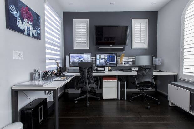 Striking home office of walmart #homeoffice #office #design #homedecor #homework #work