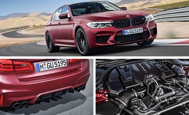 Sports car BMW M5