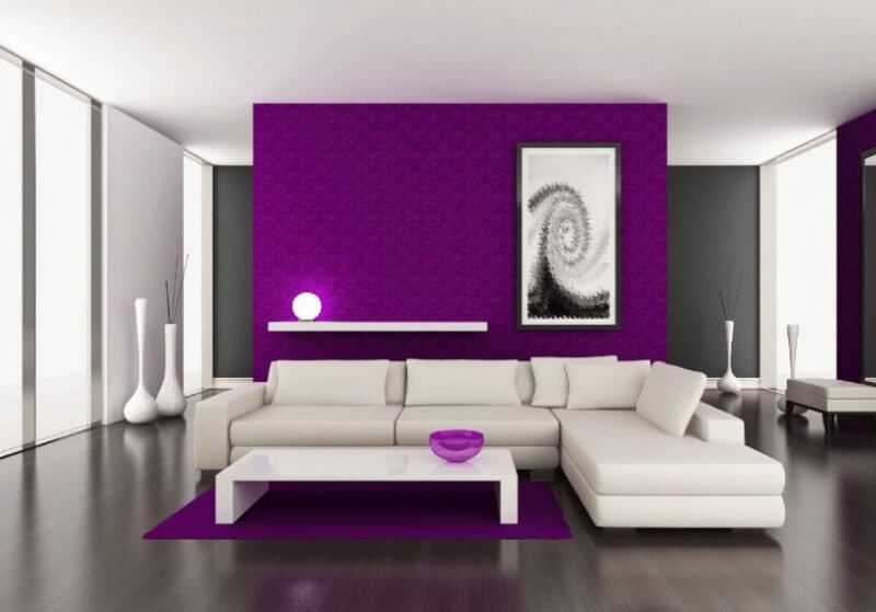 Purple Living Room Color Ideas