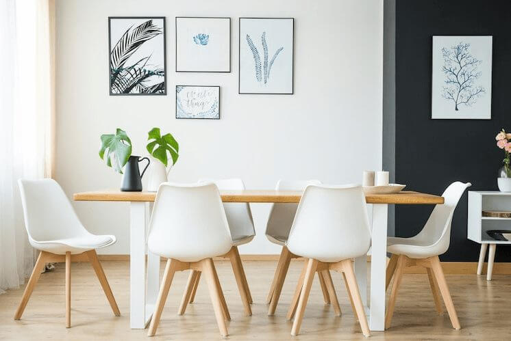 White Dinning Room Paint Color