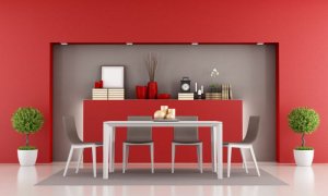 Red Dinning Room Paint Color Ideas
