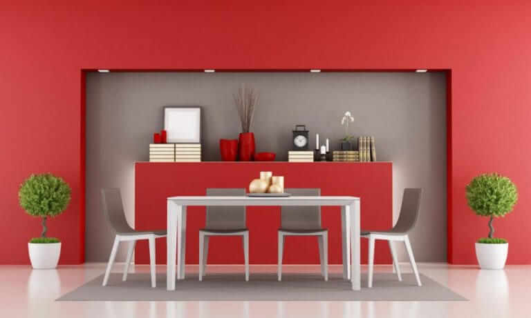 Red Dinning Room Paint Color Ideas