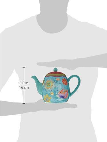 4. Bee Sweet 32 oz. 3-D Beehive Teapot Ceramic