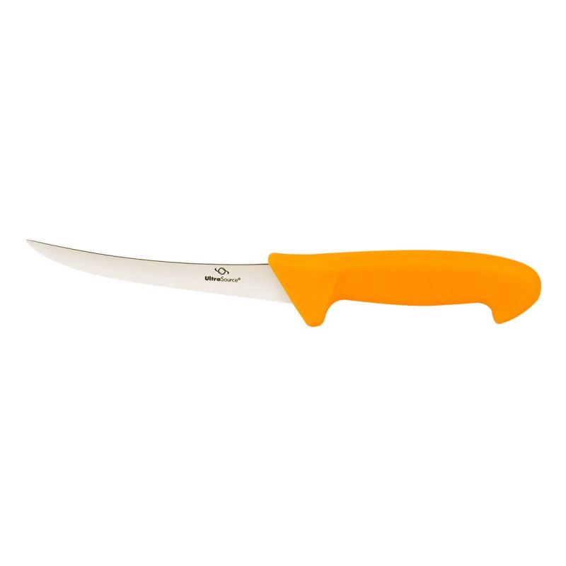 UltraSource 449029 Boning Knife, Curved/Semi-Flexible Blade 6
