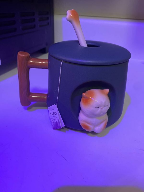 5. DIHOclub 3D Ceramic Cat Mug
