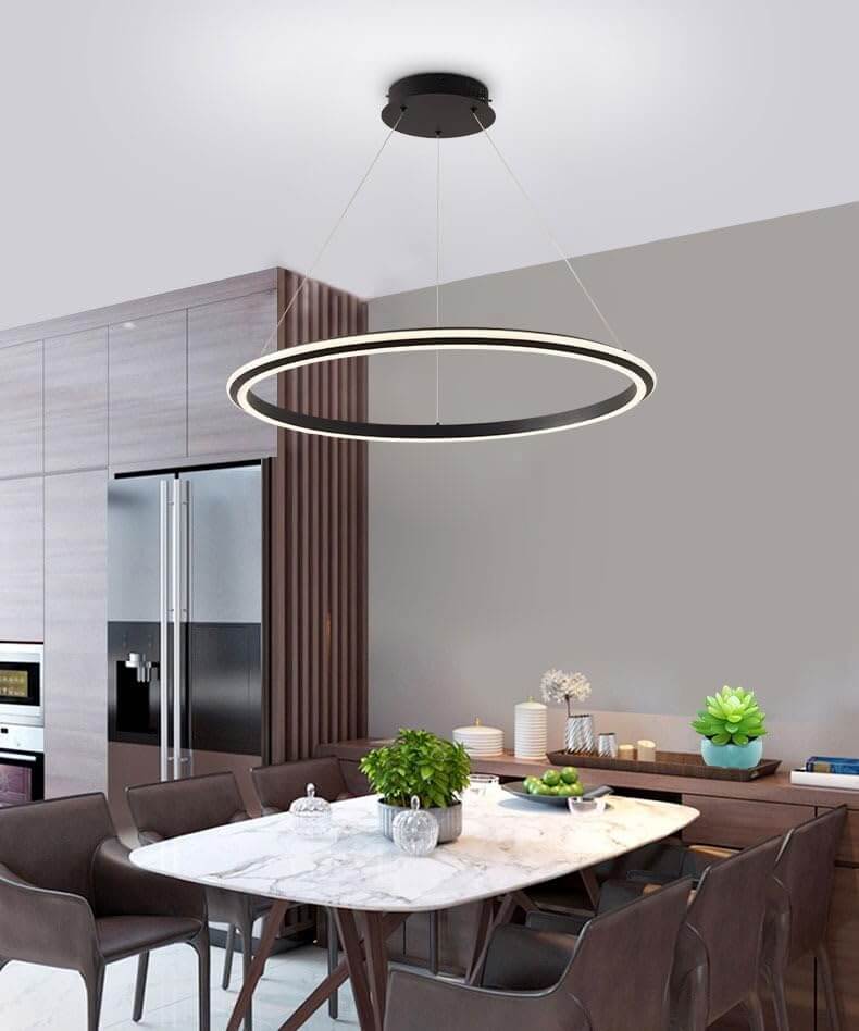 3. Smart Modern LED Pendant Lights, Hanging Pendant Lights