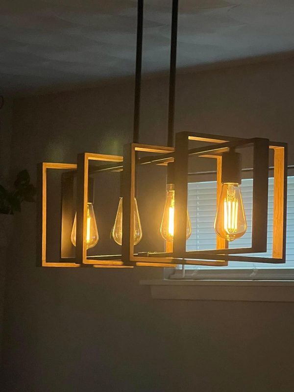 3. Dining Room 4 Light Hanging Lamp