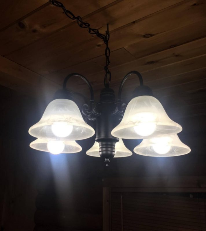 5. Design House 514455 Millbridge 5 Pendant Lights, Oil Rubbed Bronze