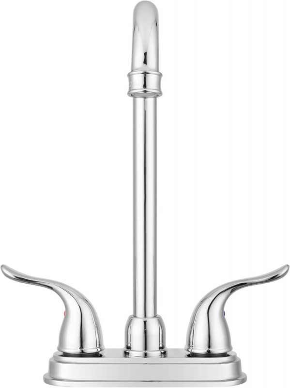 7. Pacific Bay Treviso High-Rise Bar/Galley Swivel Faucet - 2-Handle (Chrome)