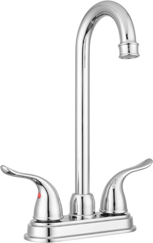✅ 7 Chrome Kitchen Faucets with Sprayer