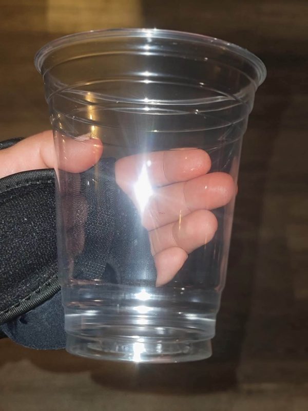 4. 20 ounce Clear Plastic Cups To Go Cups for Iced Coffee, Party Drinks, Bubble Tea, Cold Drinks