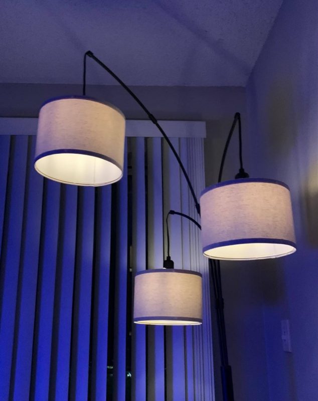 7. 1000LM Modern Tall Standing Lamp With Beige Shade & Heavy Base 7. 1000LM Modern Tall Standing Lamp With Beige Shade & Heavy Base