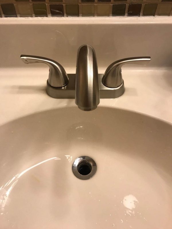 4. PARLOS 2-Handle Bathroom Sink Faucet