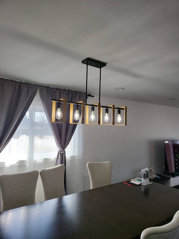 3. Dining Room 4 Light Hanging Lamp