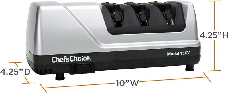 2. Chef’sChoice Trizor 15XV Professional Electric Knife Sharpener