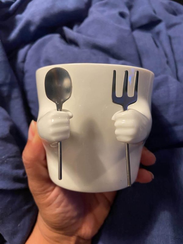 1.YINHEMEOW Creations | Mug with Small Coffee Cup