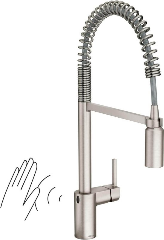 3.Moen Align Spot Resist Stainless Steel Motionsense Wave Sensor