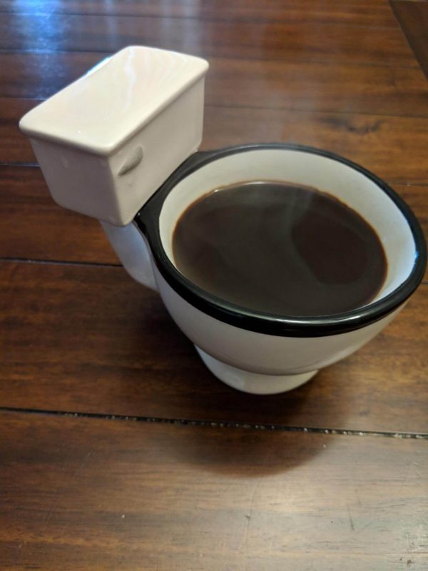 2. BigMouth Inc Toilet Mug - Funny Coffee Mug for Men, Women