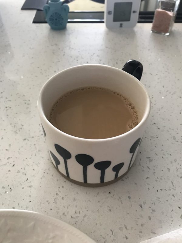 6. Koja Hand Painted 15 oz. Porcelain Ceramic Mug Set