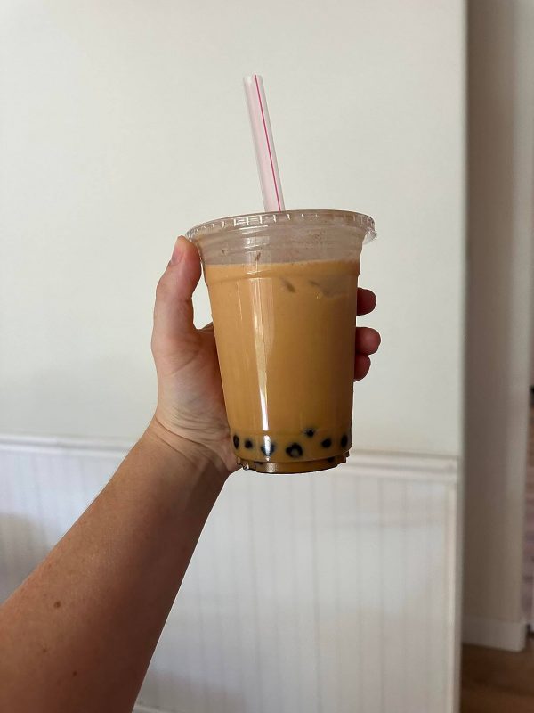 5. [100 Pack] Clear Plastic Cups 20 ounces Bubble Boba Tea