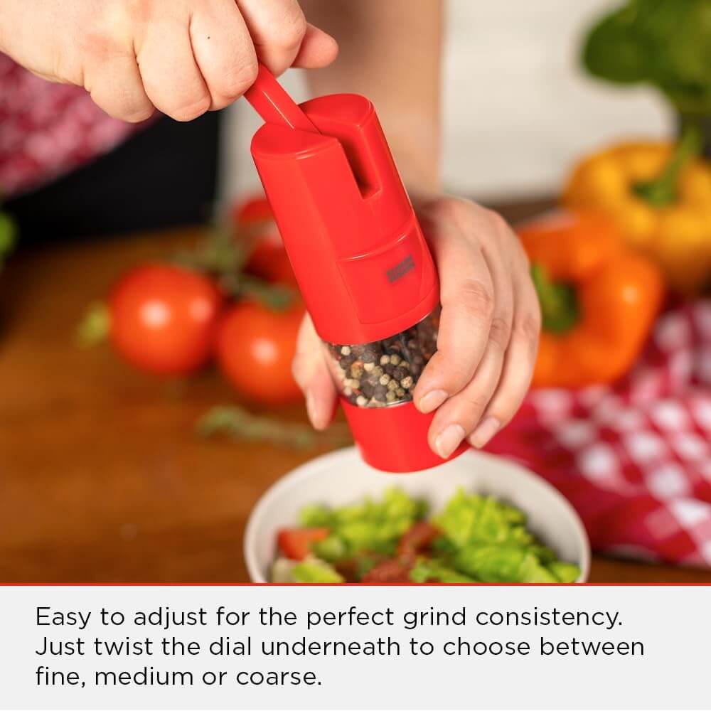 2. Kuhn Rikon Ratchet Grinder,Ceramic Mechanism for Salt, Pepper and Spices