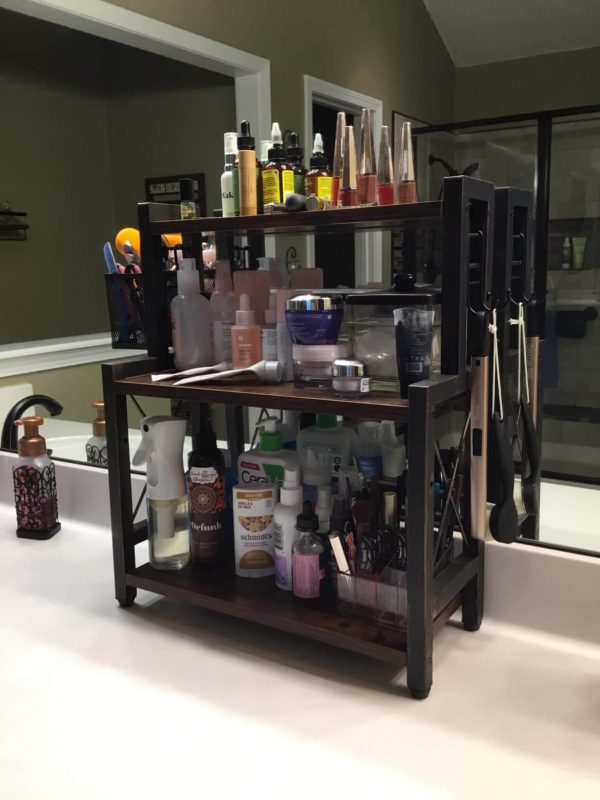 3. Rolanstar Spice Rack Organizer with Wire Basket, 3 Tiers