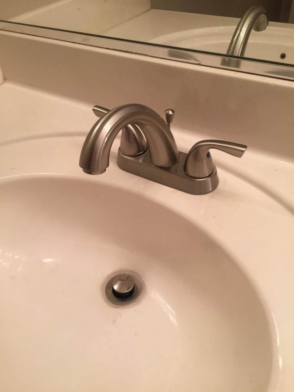 4. PARLOS 2-Handle Bathroom Sink Faucet