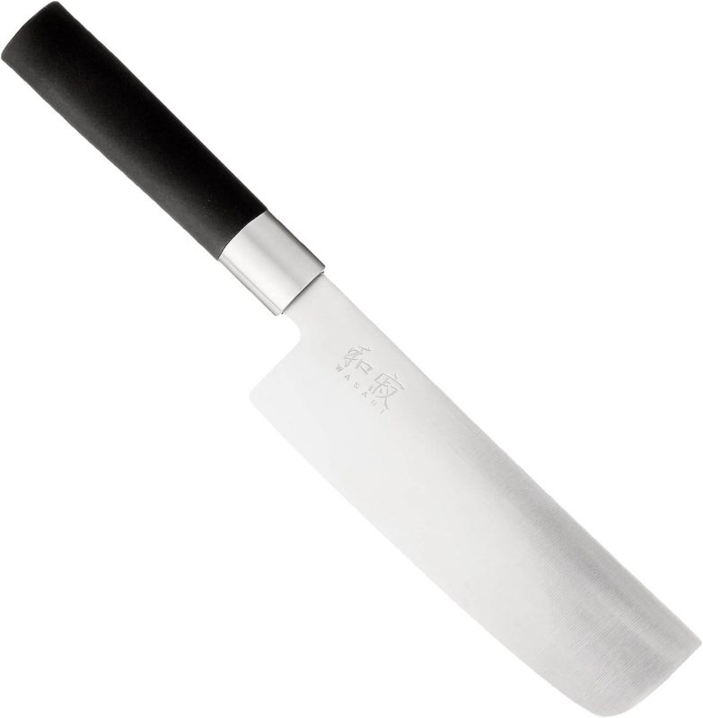 Kai PRO Wasabi Nakiri Knife 6.5", Vegetable Cutter Knife, Multi-Purpose Chef Knife