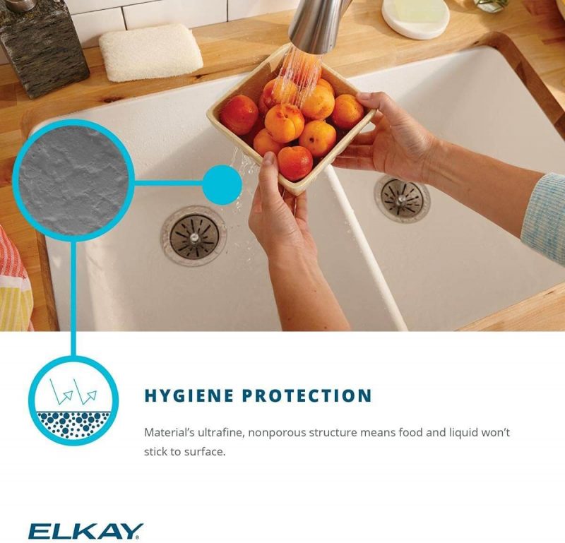 Ruvati 30 x 20 inch Fireclay Reversible Farmhouse Apron-Front Kitchen Sink Single Bowl - White - RVL2100WH
