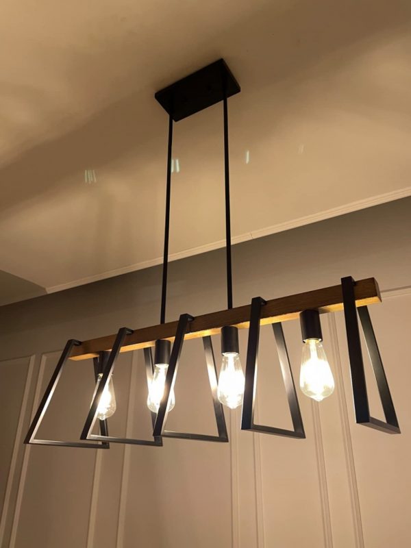 6. 33.5'' Linear Pendant Light for dining room