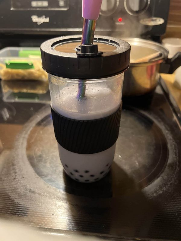 2. Reusable Boba Cup Bubble Tea Cups 2 Pack