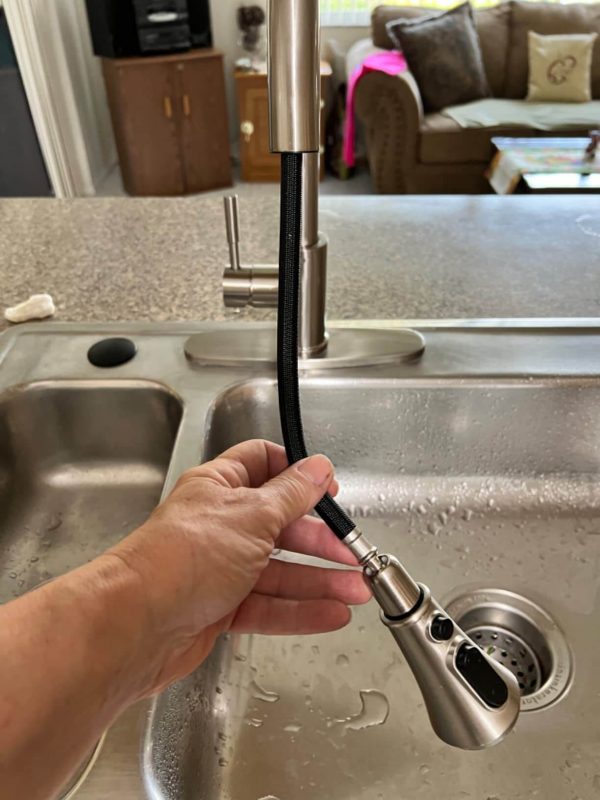 6. Brushed Nickel Kitchen Faucet, Kitchen Sink Faucet, RULIA RB1040