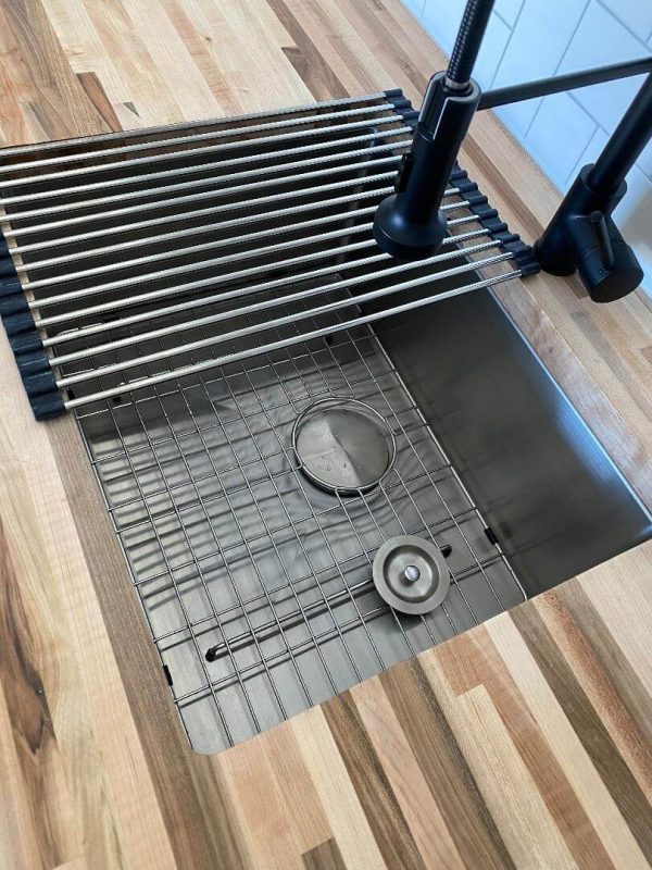 26 Stainless Steel Kitchen Sink - Sarlai 26X18 Inch Undermount Sink