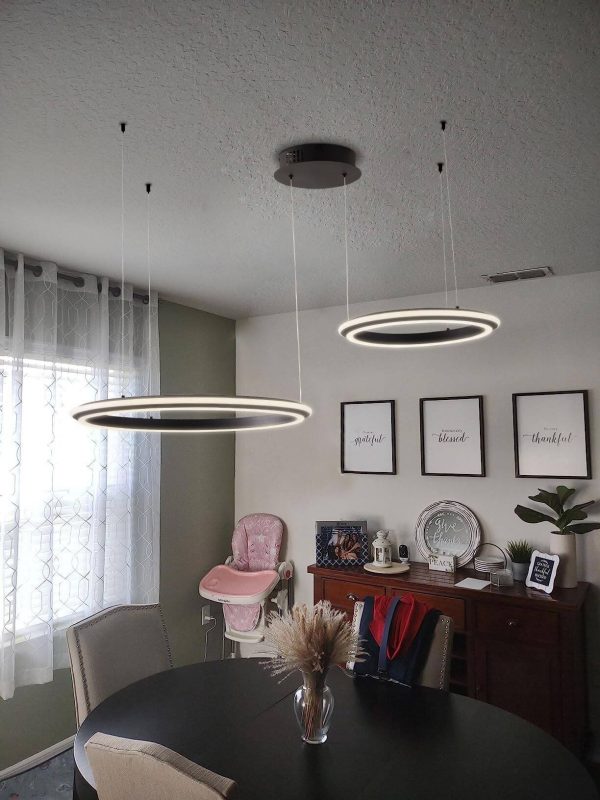 3. Smart Modern LED Pendant Lights, Hanging Pendant Lights
