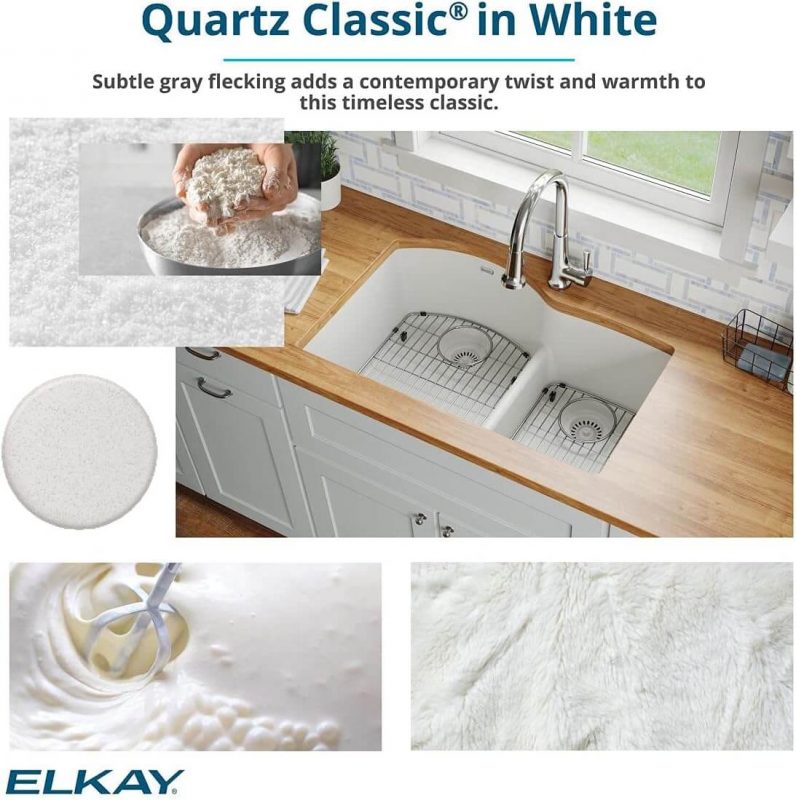 Ruvati 30 x 20 inch Fireclay Reversible Farmhouse Apron-Front Kitchen Sink Single Bowl - White - RVL2100WH