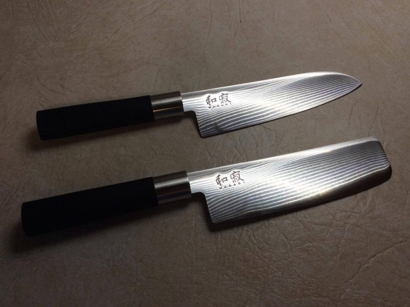 Kai PRO Wasabi Nakiri Knife 6.5", Vegetable Cutter Knife, Multi-Purpose Chef Knife