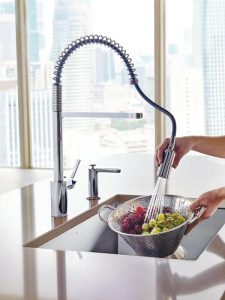 7 Chrome Kitchen Faucets with Sprayer