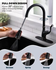 🟢 7 Best Kitchen Faucets with Pull Down Sprayer