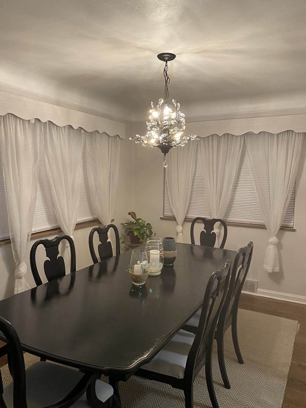 5. Small Size Hanging Lighting Fixture Flush Mount 120W Dining Room