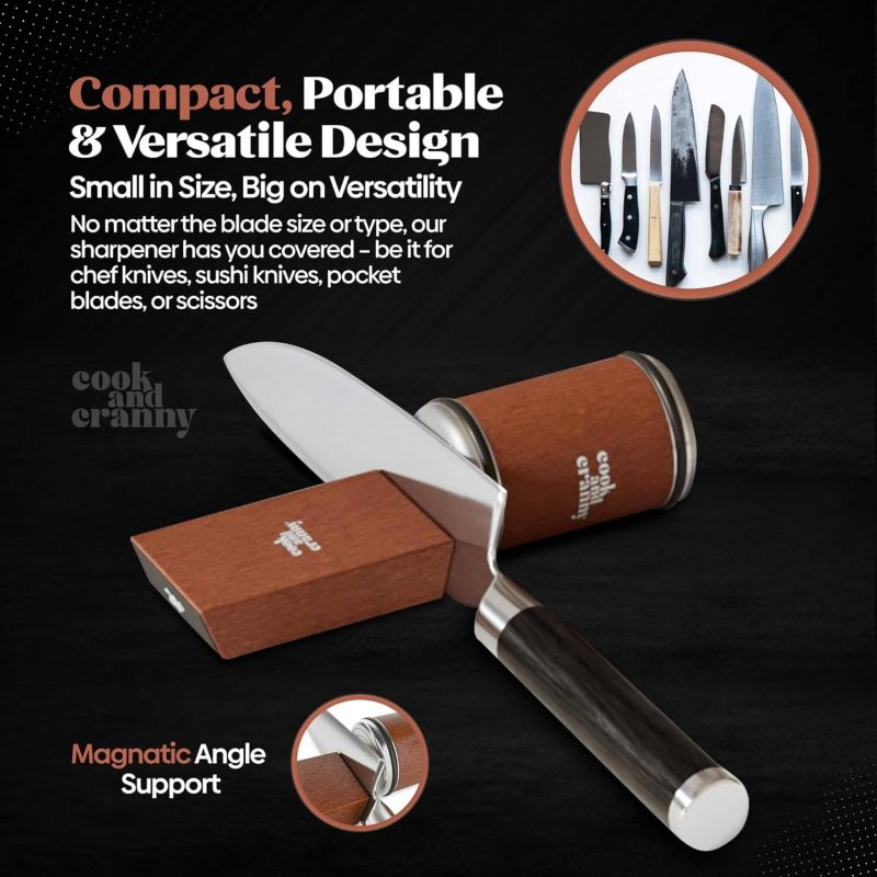 6. Diamond Ceramic Knife Sharpener Roller