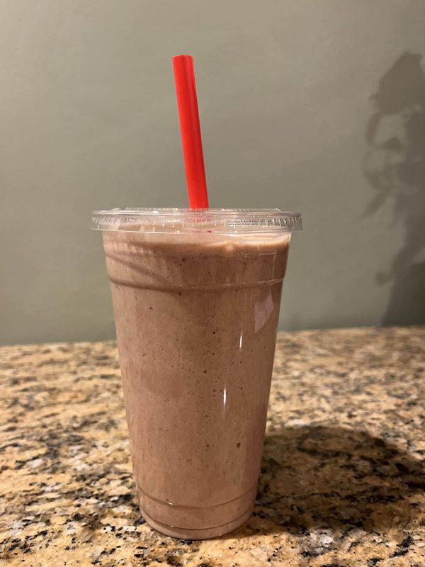 5. [100 Pack] Clear Plastic Cups 20 ounces Bubble Boba Tea