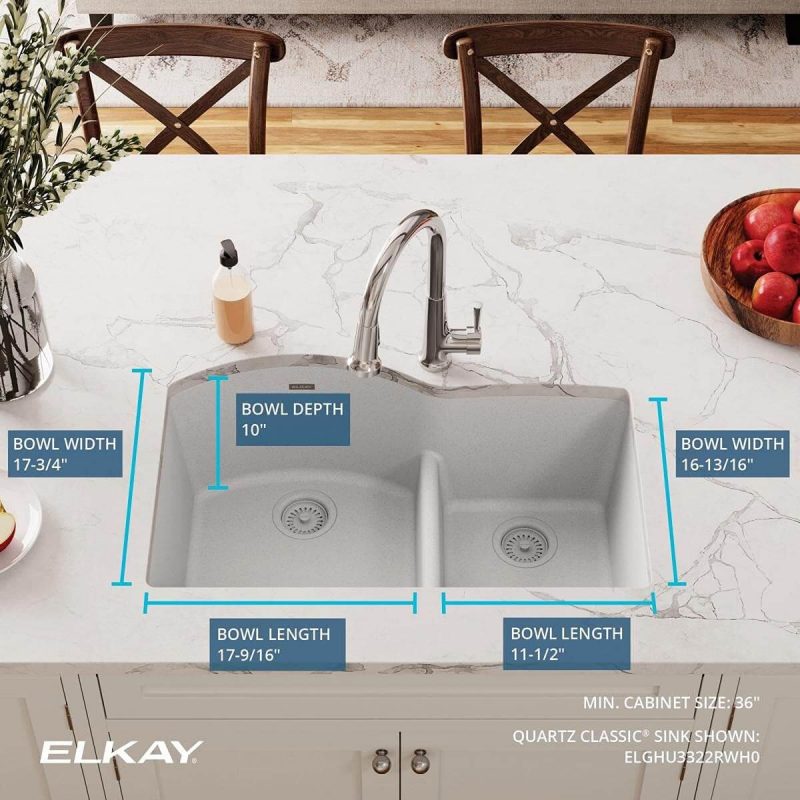 ✅ 7 Best White Kitchen Sinks Undermount Single and Double Bowl