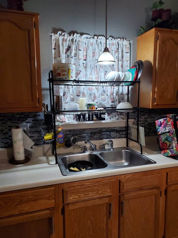 6. HOWDIA Over-Sink Dish Drying Rack