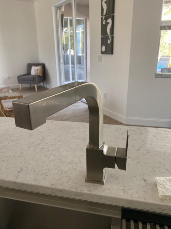 1. Pfister Arkitek Kitchen Faucet with Pull Out Sprayer, Single Handle