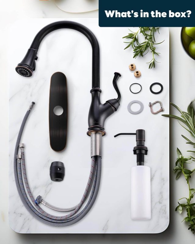 🟢 7 Best Kitchen Faucets with Pull Down Sprayer