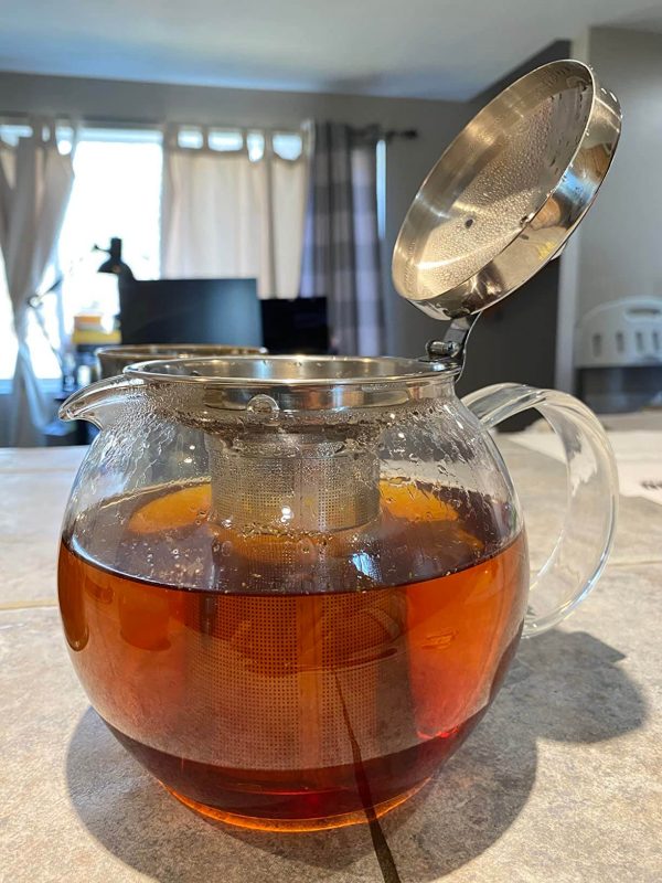 5. Teabloom All-in-One Glass Teapot and Tea Kettle