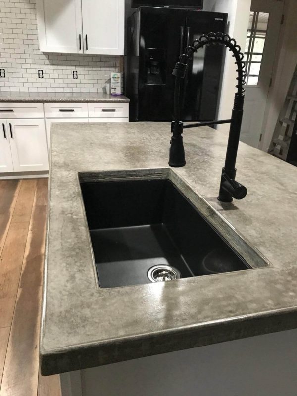 KRAUS Forteza™ 32” Undermount Single Bowl Granite Kitchen Sink in Black, KGU-55BLACK