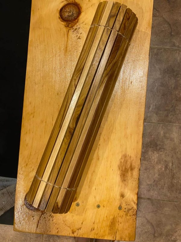 3. HTB Over Sink Dish Drying Rack 17.8'' x 16.1, Kitchen Teak Roll for Dishes