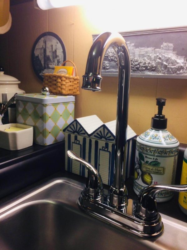7. Pacific Bay Treviso High-Rise Bar/Galley Swivel Faucet - 2-Handle (Chrome)